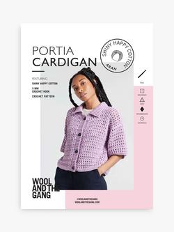 Wool And The Gang Portia Cardigan Crochet Pattern, Multi