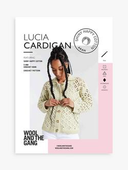 Wool And The Gang Lucia Cardigan Crochet Pattern, Multi