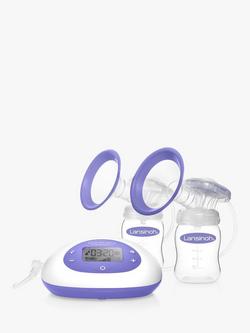 Lansinoh 2-in-1 Double Electric Breast Pump, Multi