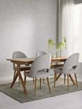 John Lewis Poise 6-10 Seater Extending Dining Table, Oak