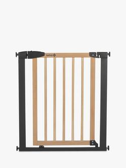 Safety 1st Simply Cose Wood & Metal Safety Gate, Natural/Graphite, Natural/Graphite