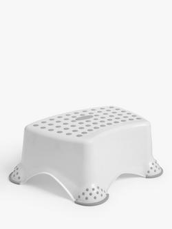 John Lewis ANYDAY Kids' Step Stool, White - view 2, White