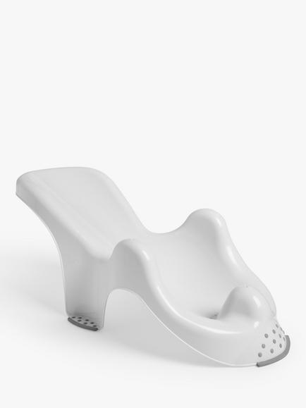 John Lewis Baby Bath Seat, White, White