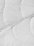 John Lewis Toddler Soft Touch Washable Duvet & Pillow Set, 4 Tog, White, Cotbed