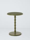 John Lewis Bobbin Pedestal Table, Dark Olive