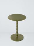 John Lewis Bobbin Pedestal Table, Dark Olive