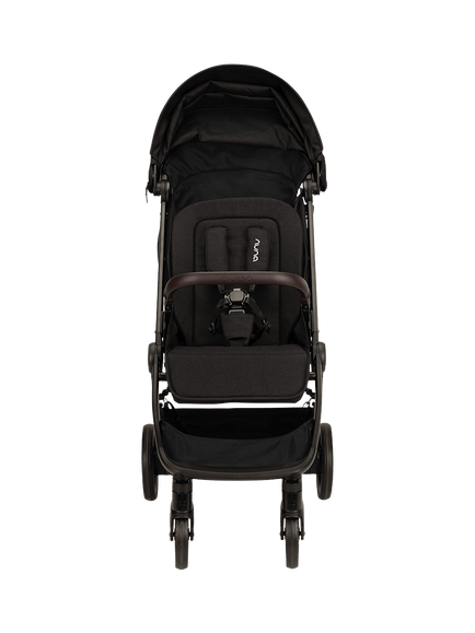 Nuna TRVL LX Pushchair with Raincover and Bag - view 2, Caviar