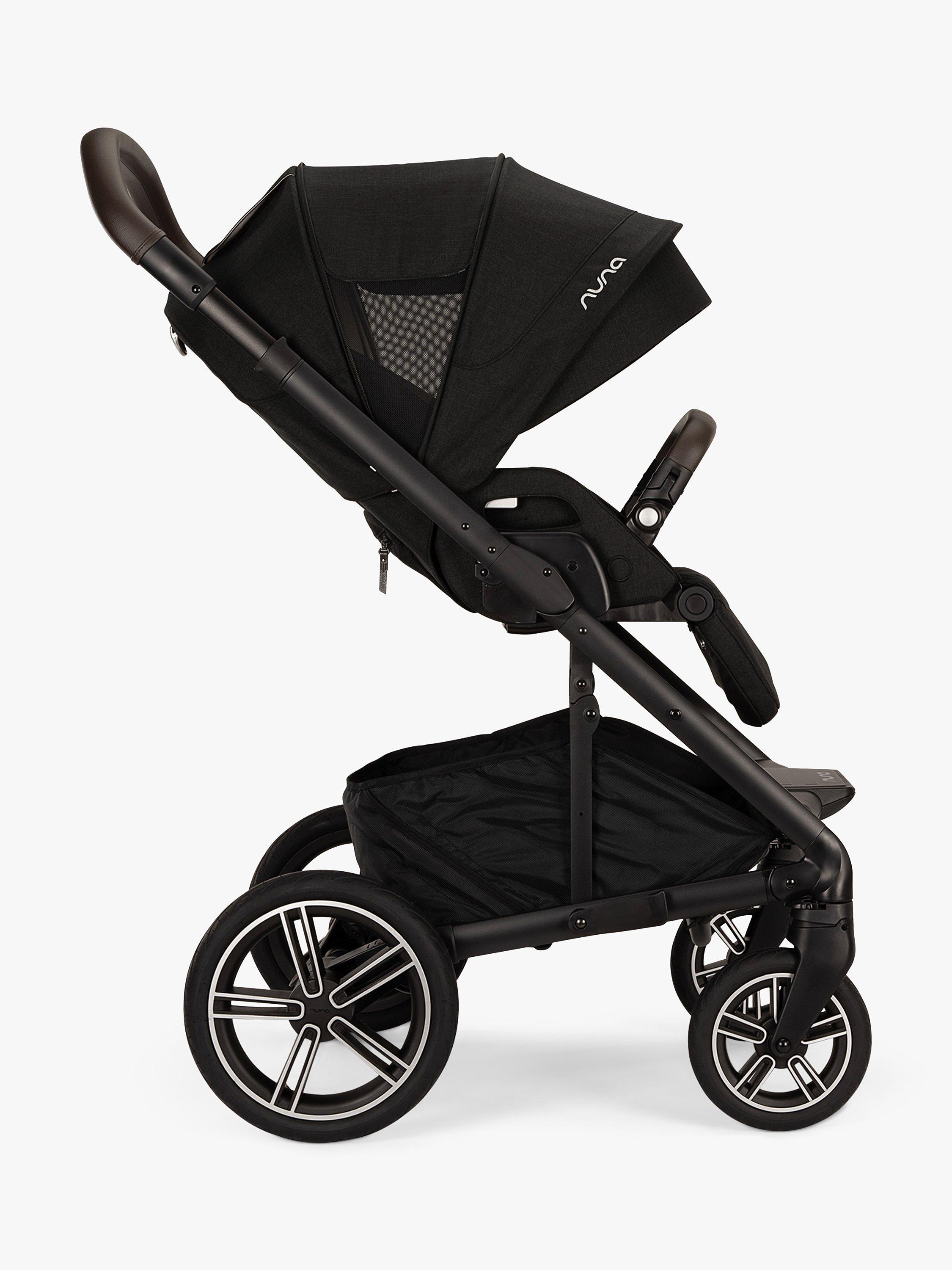 Nuna MIXX Next Stroller CARI Next Carrycot TODL i Size Car Seat with Base Next Generation Bundle Caviar