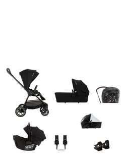 Nuna TRIV next Pushchair, LYTL Carrycot and PIPA Urbn Car Seat Travel Bundle, Caviar