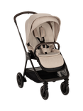 Nuna TRIV next Pushchair, LYTL Carrycot and PIPA Urbn Car Seat Travel Bundle, Biscotti