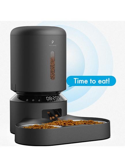 Petlibro Automatic Cordless Dual Pet Cat Feeder, Black - view 2, Black