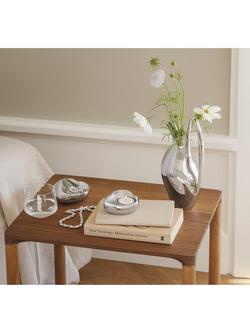 Georg Jensen Heart Stainless Steel Tealight Holder - view 2, Silver