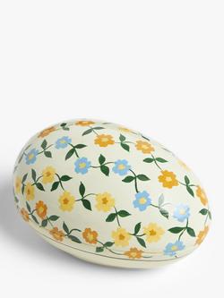 John Lewis Paper Mache Large Floral Egg Decoration, Multi, Multi