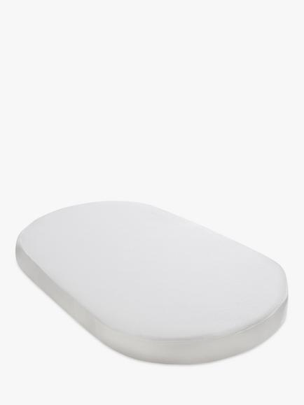 Boori Purotex Oval Cot Mattress, 132 x 70cm, White