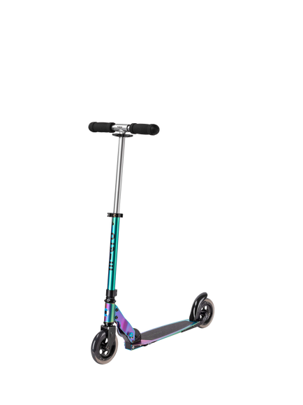 Micro Scooters Speed Foldable Scooter, Matt Neochrome, Green