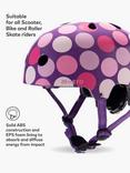 Micro Scooters Kids' Spot Bike/Scooter Safety Helmet, Purple