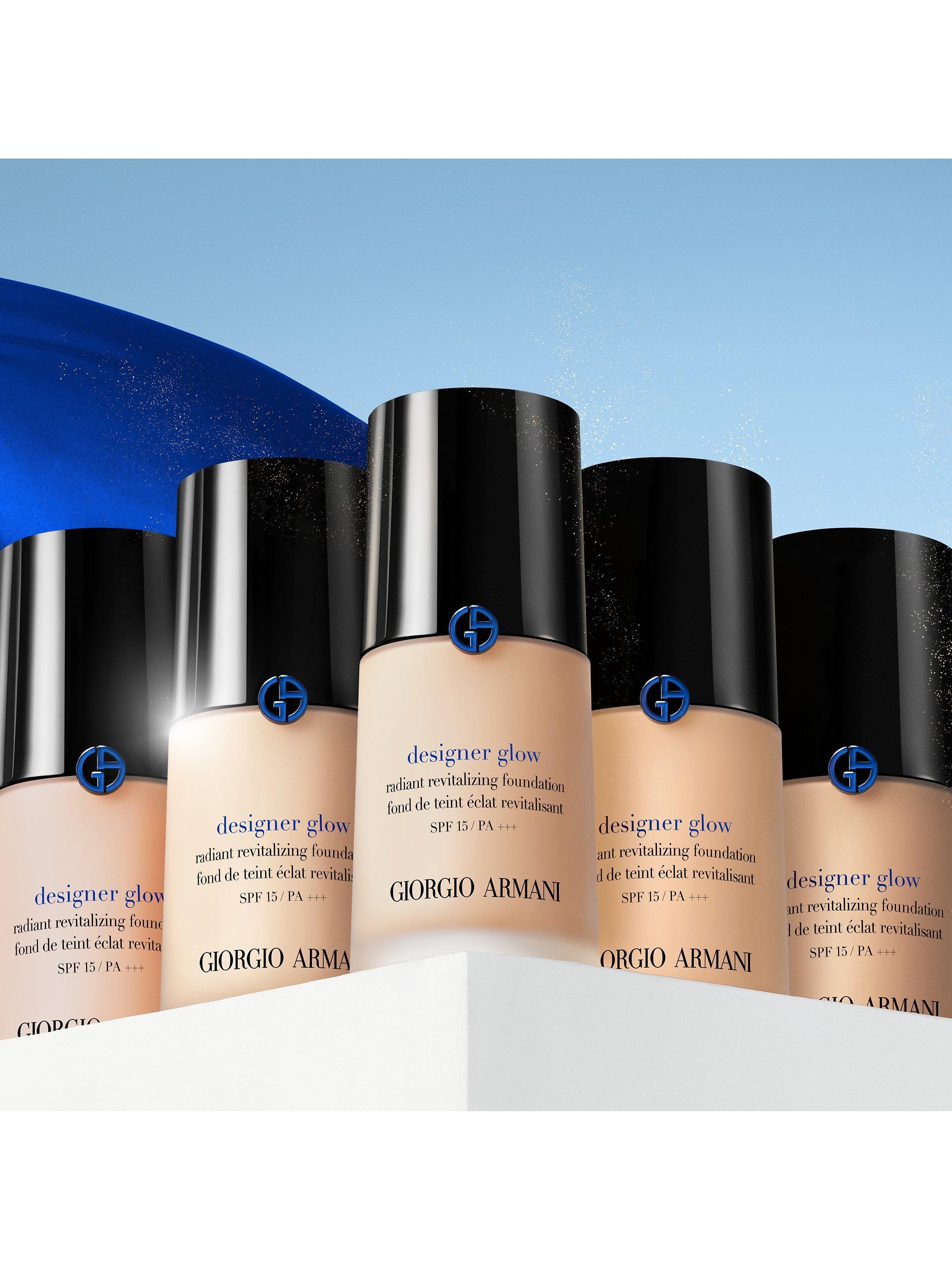 Product image 2 of 4, which shows Giorgio Armani Designer Glow Radiant Revitalising Foundation, 5