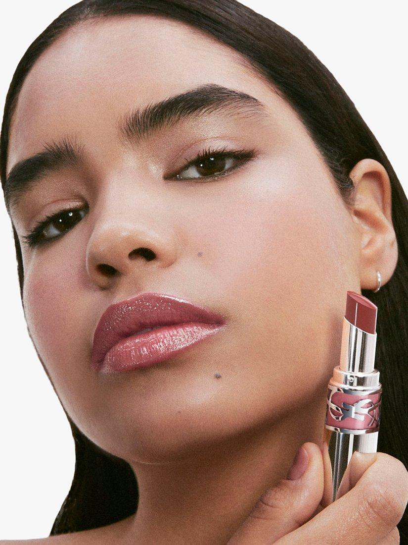 Product image 3 of 6, which shows Yves Saint Laurent Loveshine High Shine Lipstick, 202