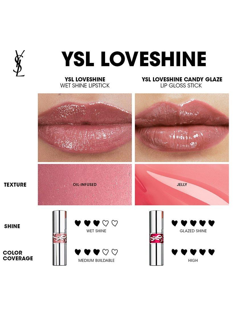 Product image 6 of 6, which shows Yves Saint Laurent Loveshine High Shine Lipstick, 200