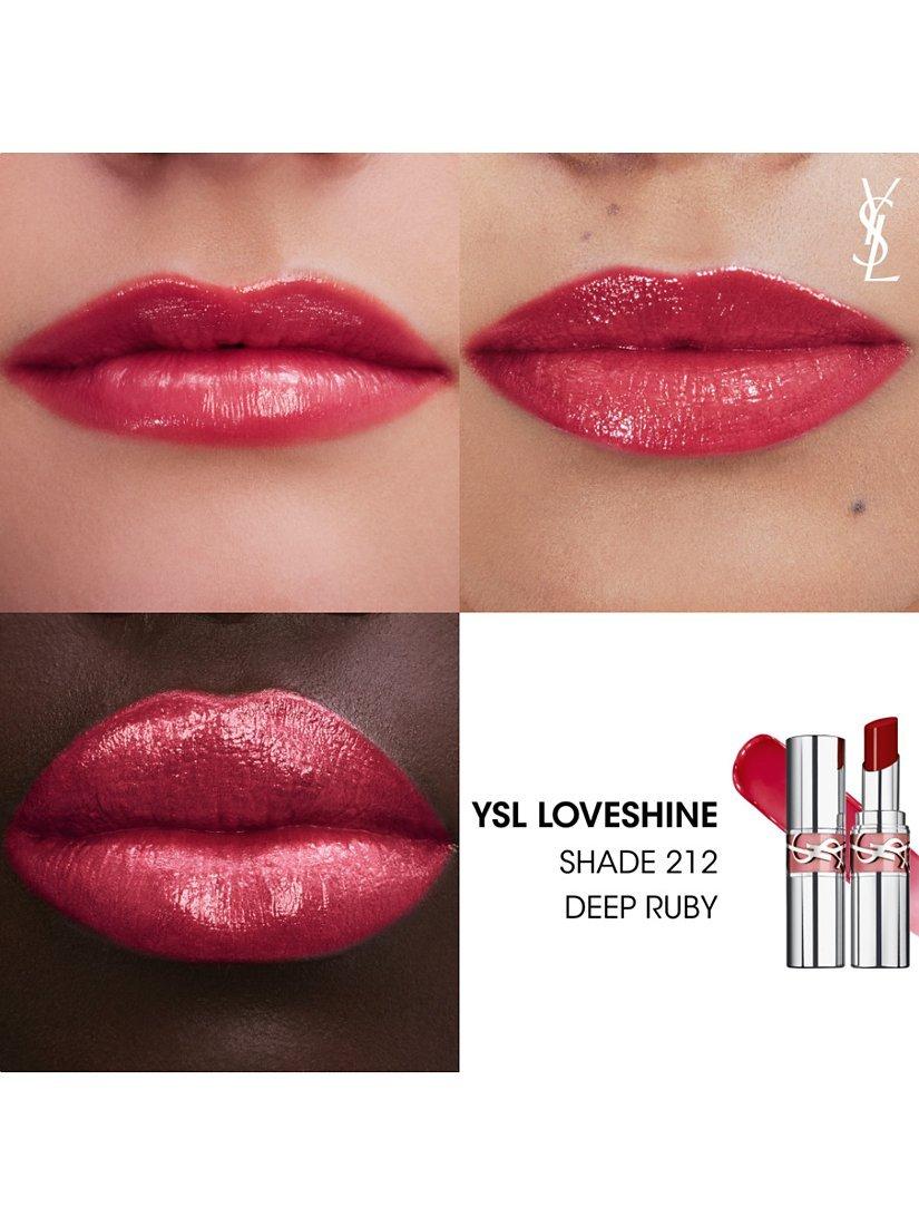 Product image 2 of 6, which shows Yves Saint Laurent Loveshine High Shine Lipstick, 212