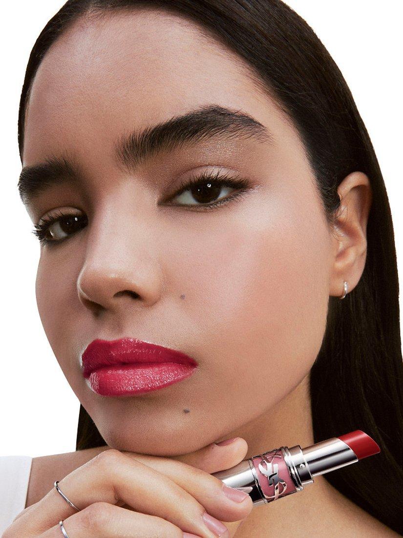 Product image 3 of 6, which shows Yves Saint Laurent Loveshine High Shine Lipstick, 212