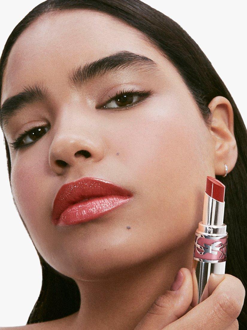 Product image 3 of 6, which shows Yves Saint Laurent Loveshine High Shine Lipstick, 122