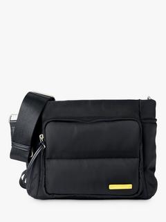 BabaBing! Joey Soft Shell Crossbody Changing Bag, Black