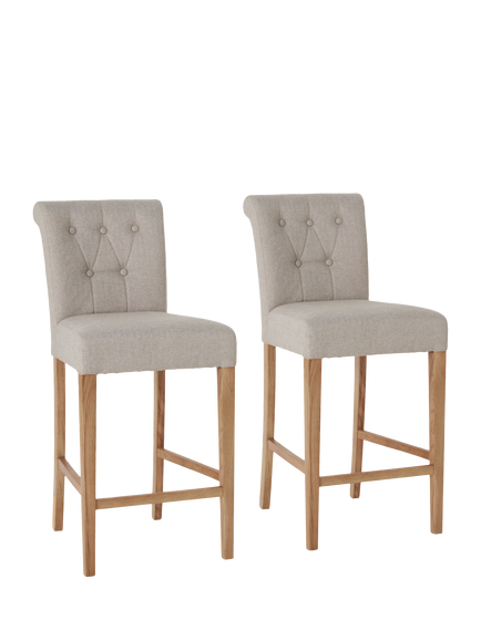 John Lewis Margo Bar Stools, Set of 2, Natural