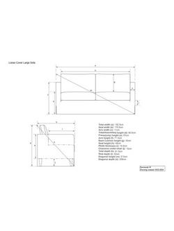 John Lewis Loose Cover Large 3 Seater Sofa - view 2, Cotton Linen Natural