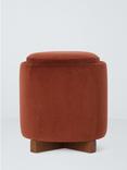 John Lewis ANYDAY Pip Storage Footstool, Light Leg
