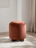 John Lewis ANYDAY Pip Storage Footstool, Light Leg