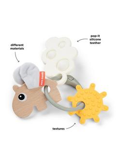 Done by Deer Happy Clouds Sensory Activity Ring - view 2, Multi