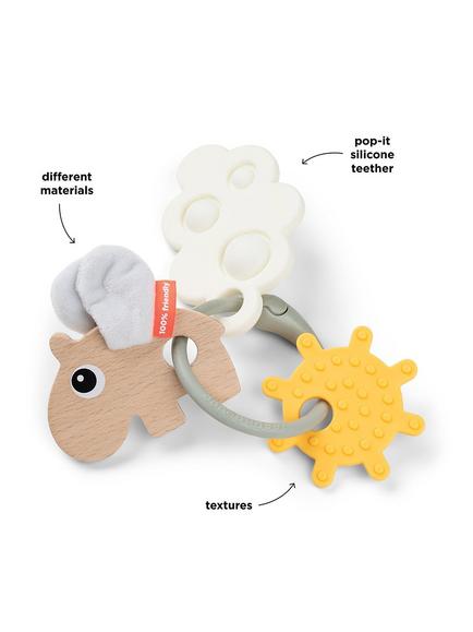 Done by Deer Happy Clouds Sensory Activity Ring - view 2, Multi