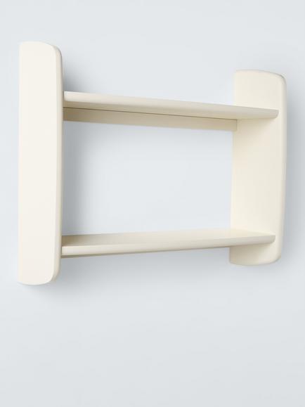 John Lewis Skim Double Wall Shelf, Natural - view 2, 