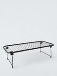 John Lewis ANYDAY Folding Metal Shoe Rack, Black