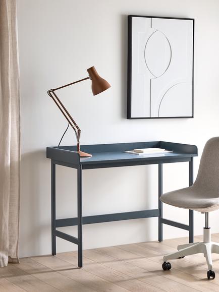 John Lewis Format Compact Desk - view 2, Blue