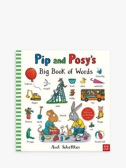 Nosy Crow Pip and Posy's Big Book of Words Kids' Board Book, Multi