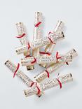 John Lewis Merry Christmas Crackers, Pack of 8