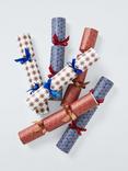 John Lewis Berry Print Luxury Christmas Crackers, Pack of 6, Multi