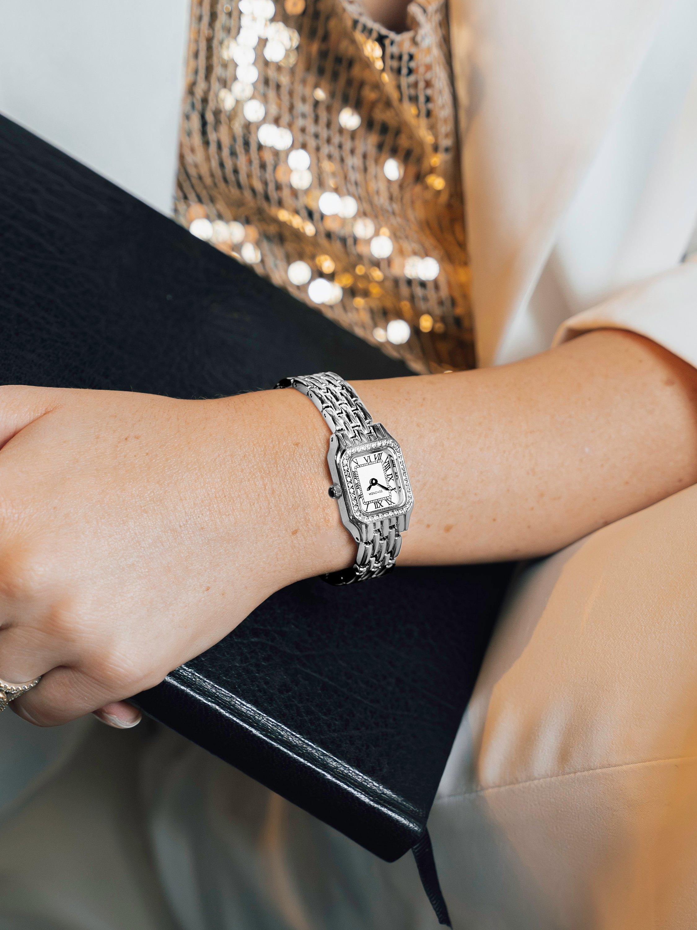 Product image 7 of 7, which shows Sekonda 40655 Women's Monica Bracelet Strap Watch, Silver