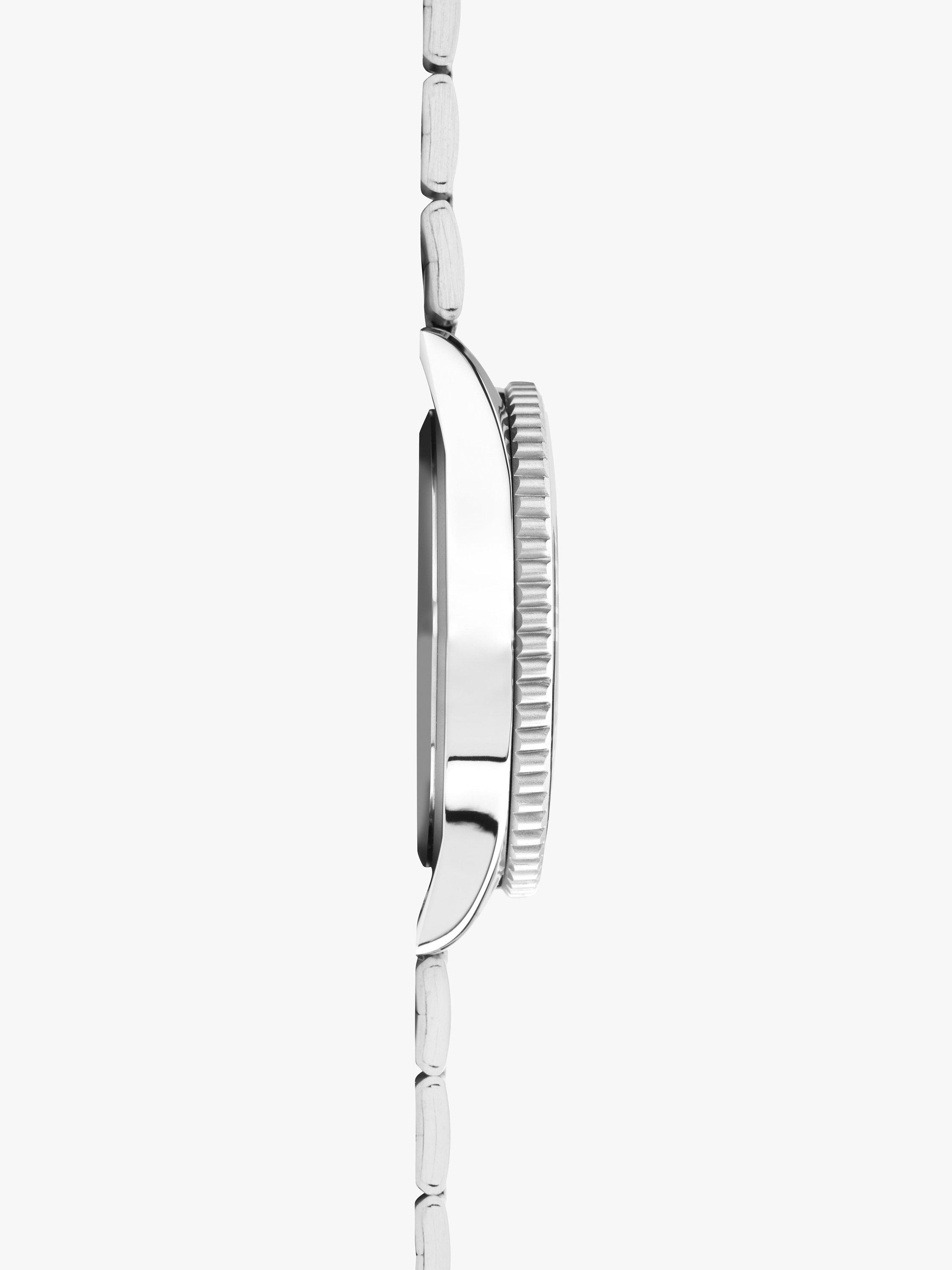 Product image 5 of 7, which shows Sekonda Men's Ocean Bracelet Strap Watch, Silver/Blue