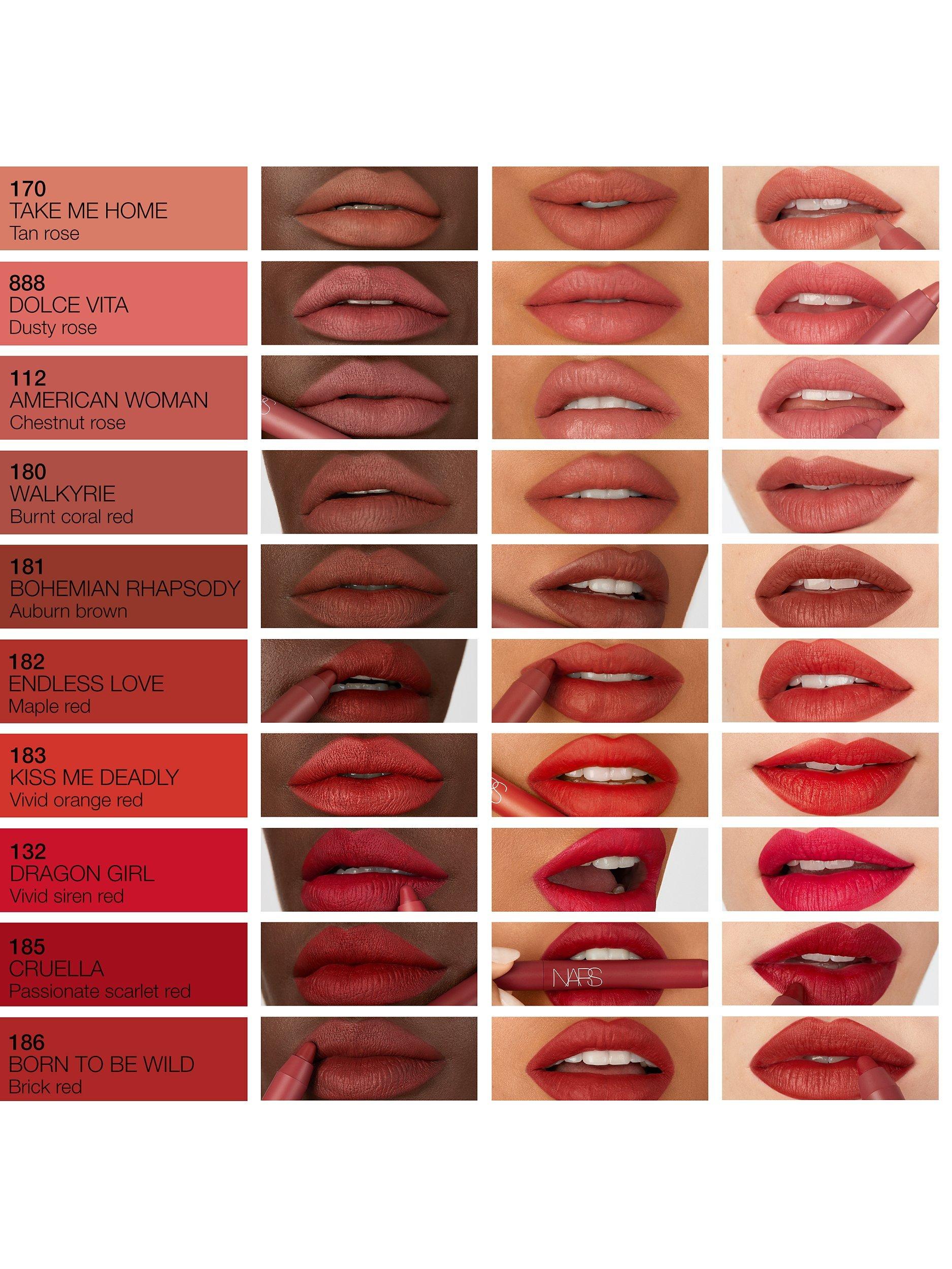 Product image 3 of 10, which shows NARS Powermatte High-Intensity Lip Pencil, 181 Bohemian Rhapsody