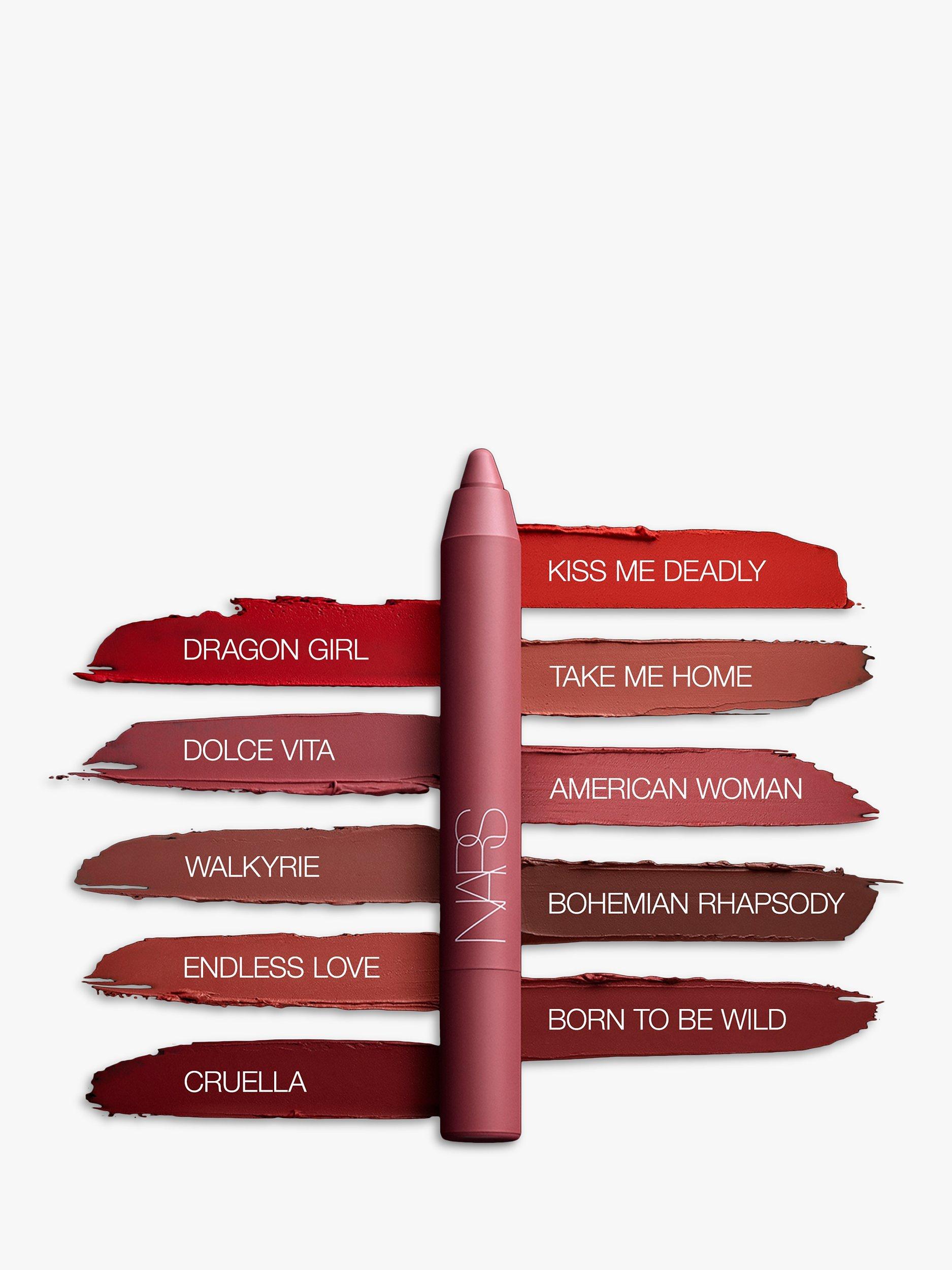 Product image 6 of 10, which shows NARS Powermatte High-Intensity Lip Pencil, 185 Cruella