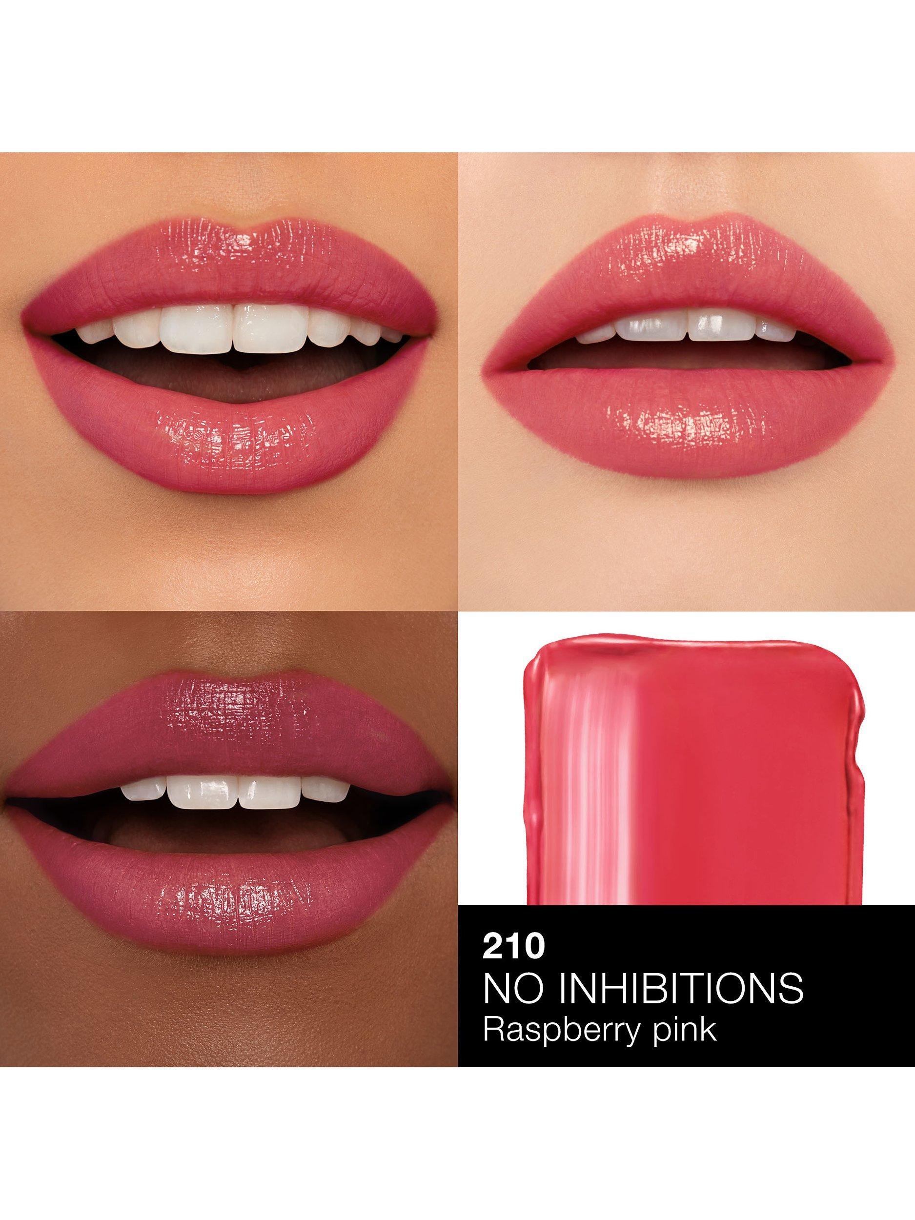 Product image 3 of 8, which shows NARS Afterglow Sensual Shine Lipstick, No Inhibitions