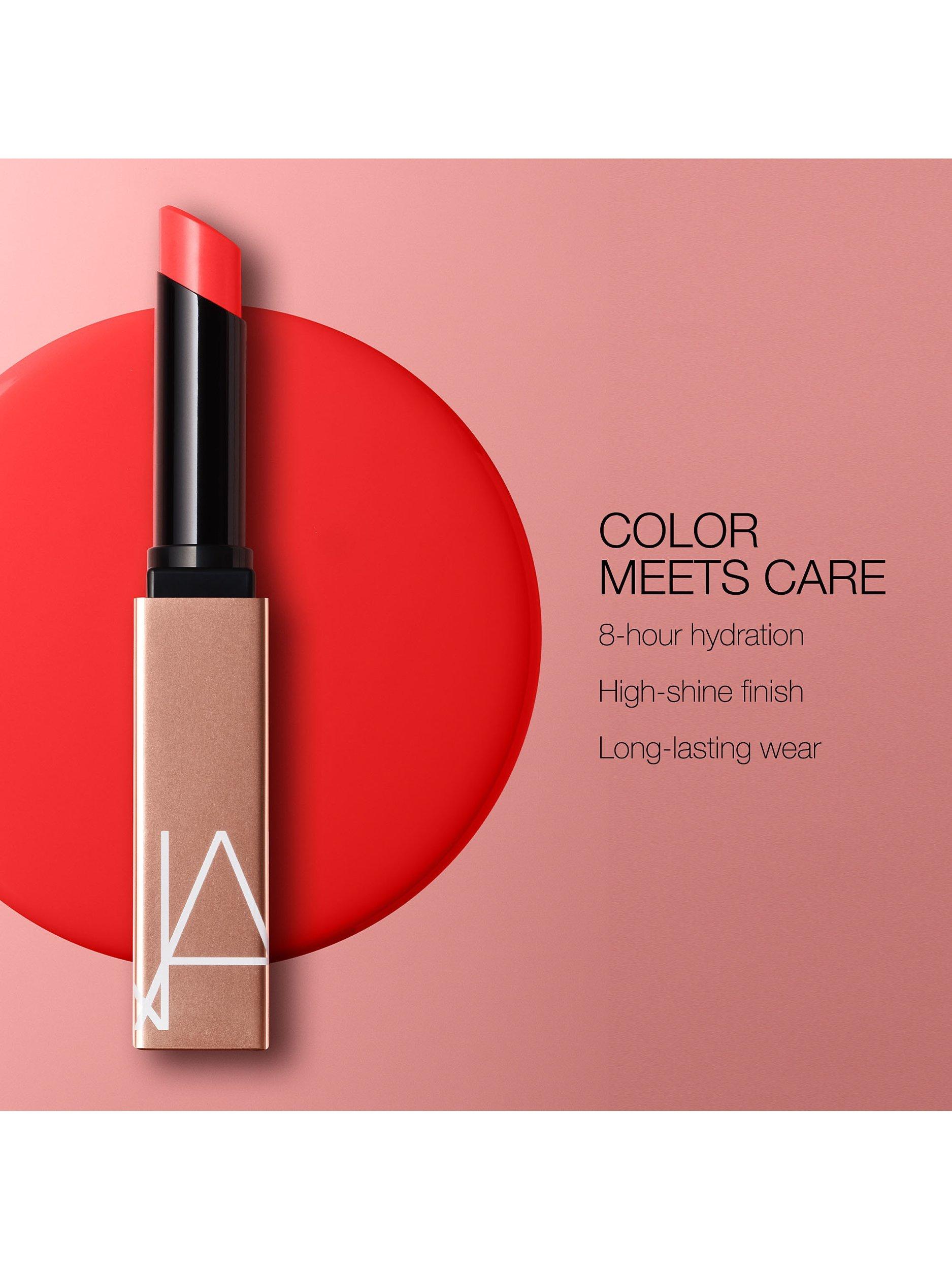Product image 6 of 8, which shows NARS Afterglow Sensual Shine Lipstick, No Inhibitions