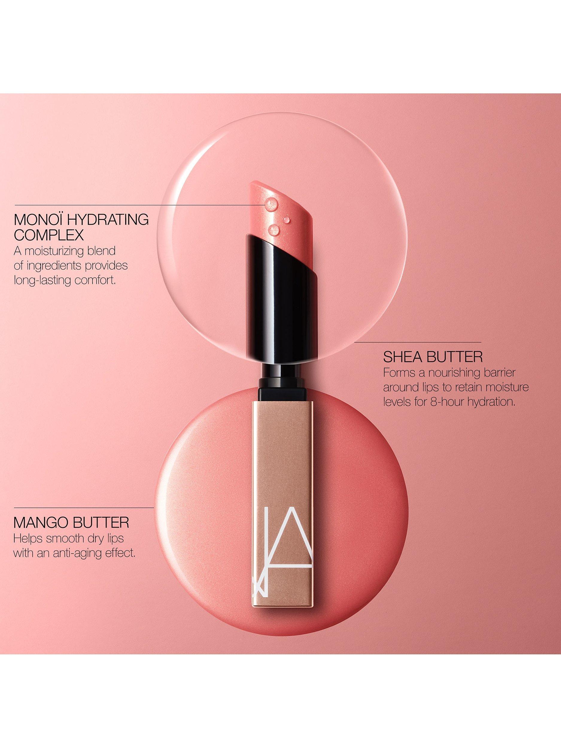 Product image 7 of 8, which shows NARS Afterglow Sensual Shine Lipstick, No Inhibitions