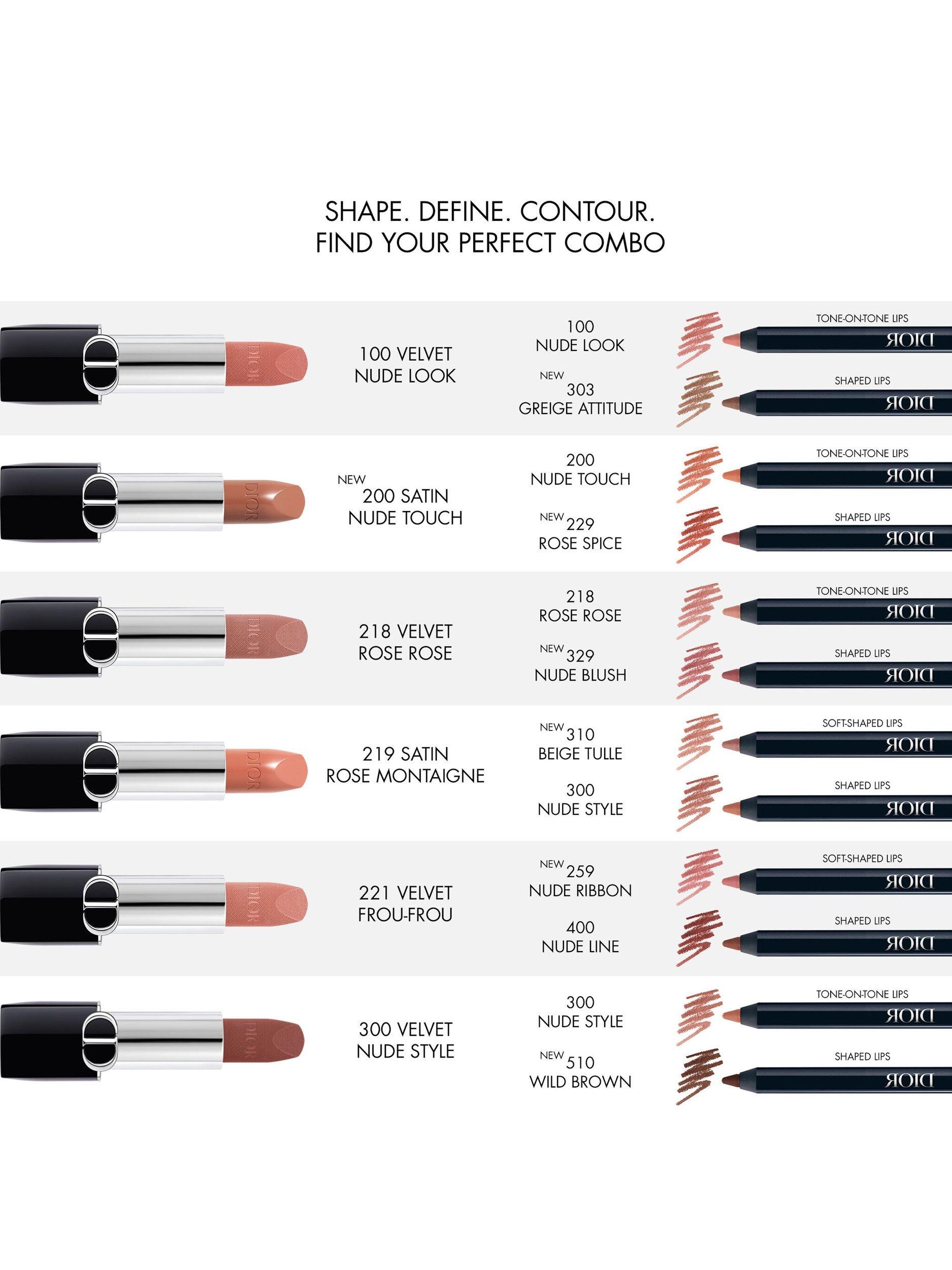 Product image 3 of 6, which shows DIOR Rouge DIOR Couture Colour Lip Liner, 400 Nude Line