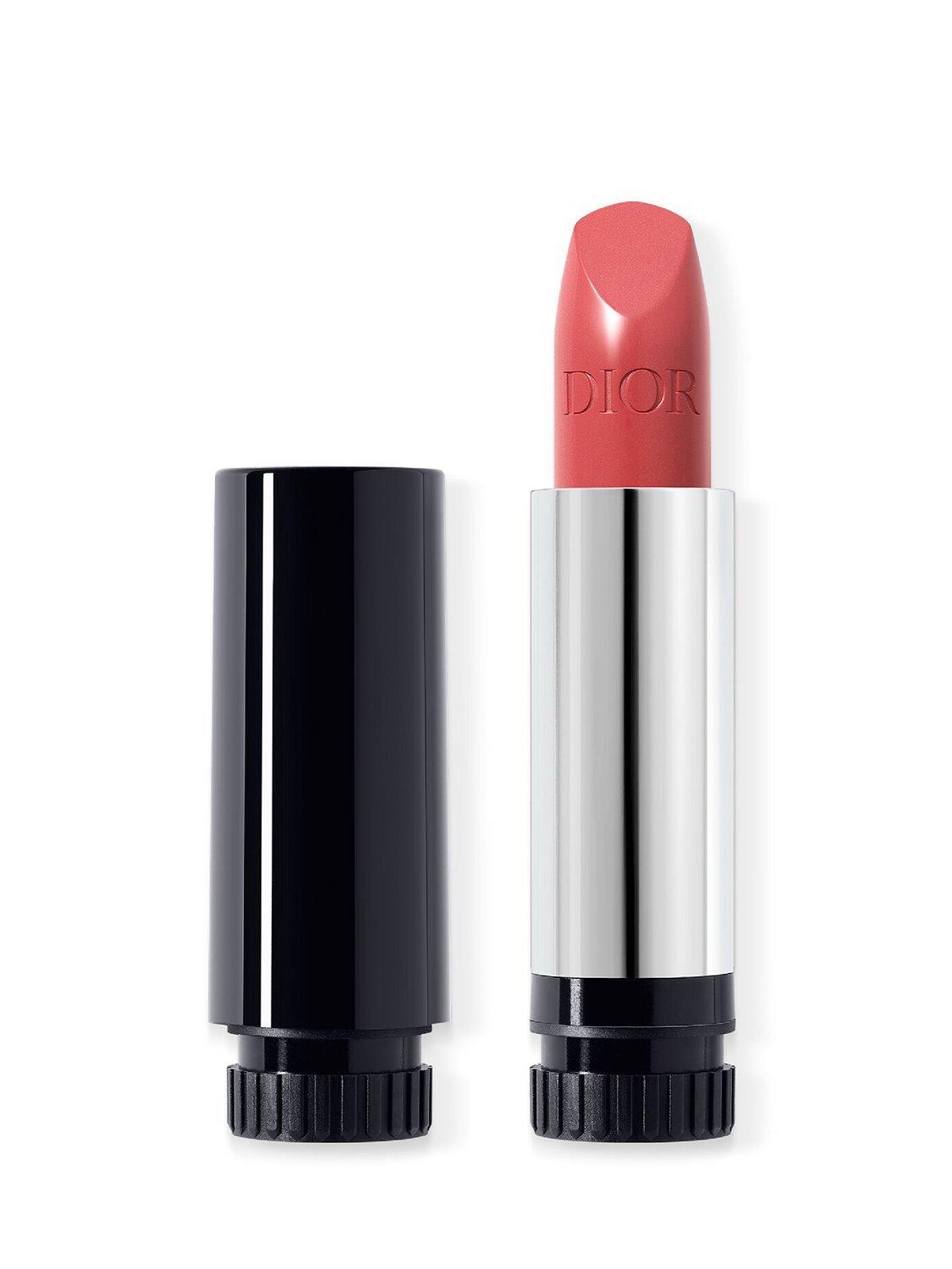 Product image 1 of 7, which shows DIOR Rouge Dior Couture Colour Lipstick Refill - Satin Finish, 458 Paris