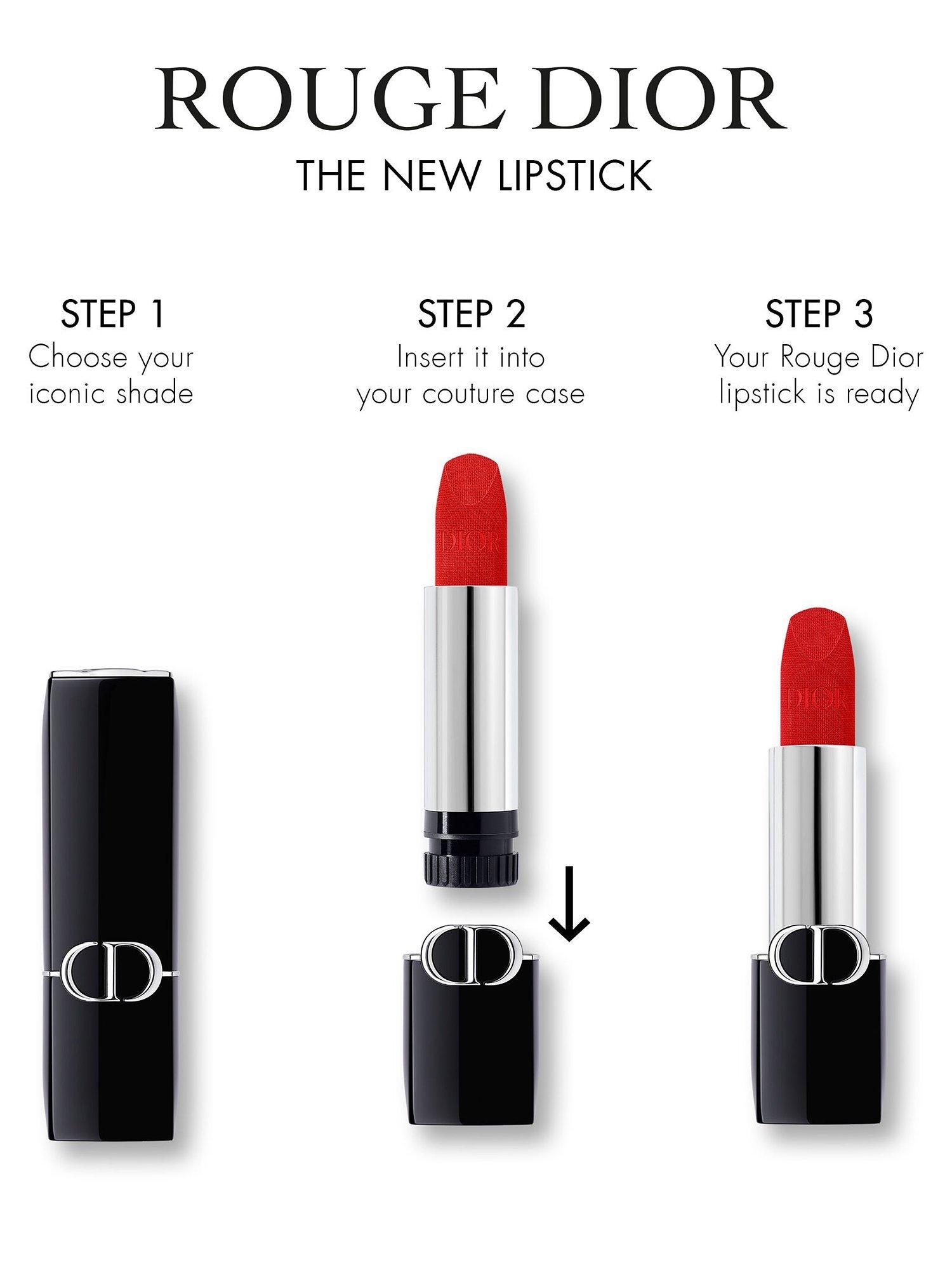 Product image 5 of 7, which shows DIOR Rouge Dior Couture Colour Lipstick Refill - Satin Finish, 458 Paris