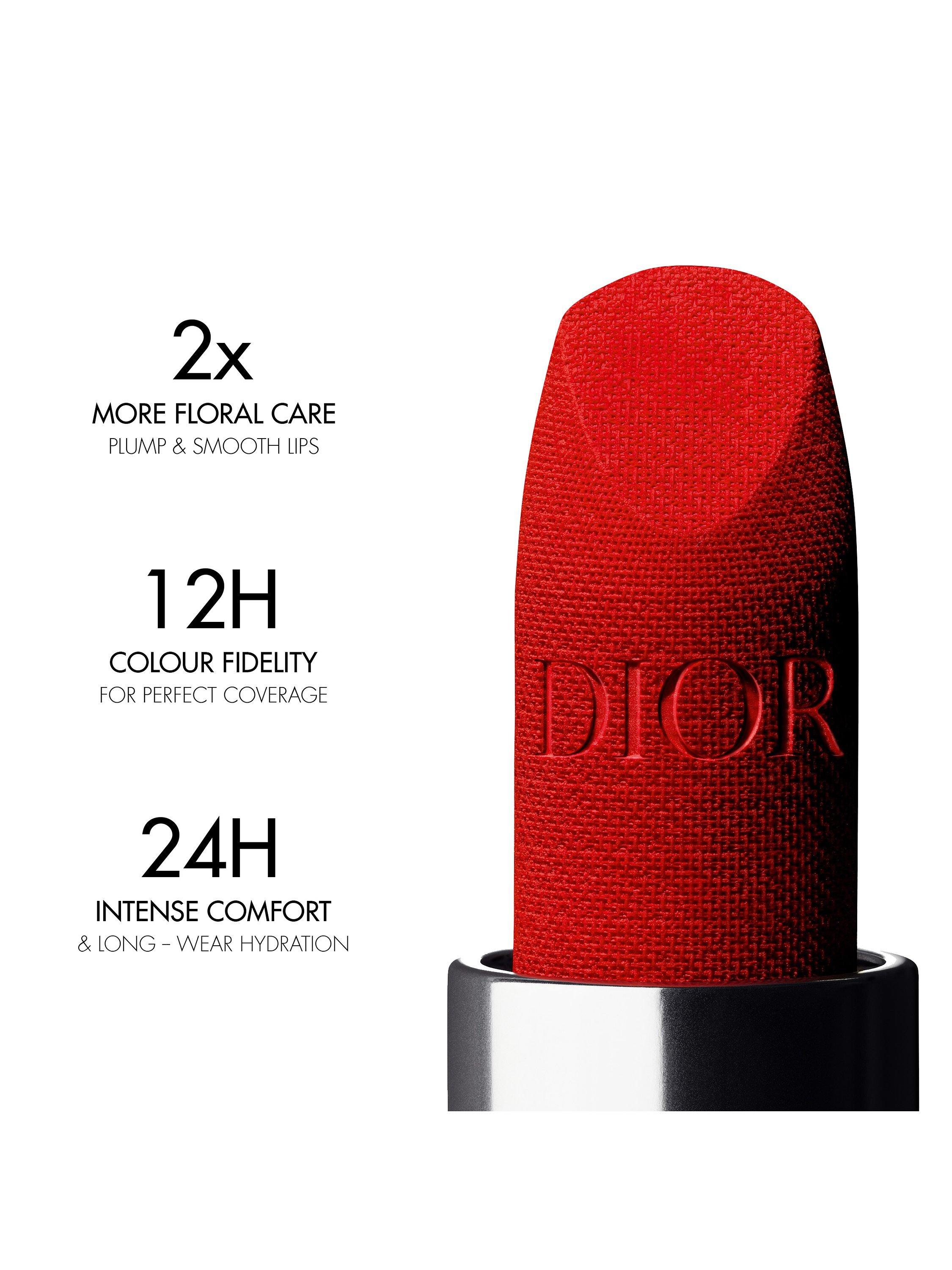 Product image 5 of 7, which shows DIOR Rouge Dior Couture Colour Lipstick - Satin Finish, 028 Actrice